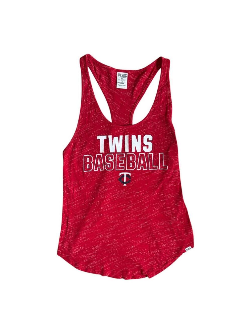 Vintage Y2K PINK Victoria's Secret x 5th & Ocean: Minnesota Twins Tank Top